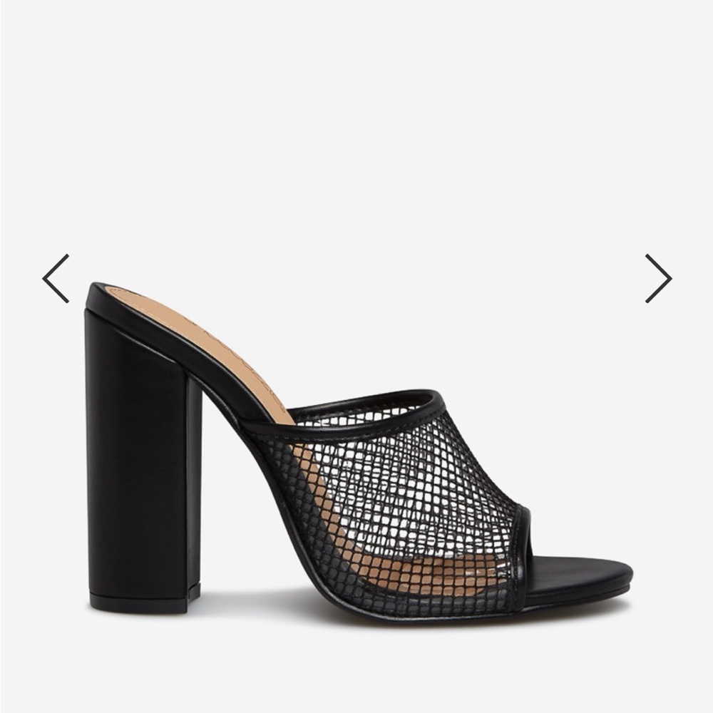 Ishani fishnet heeled sandals
